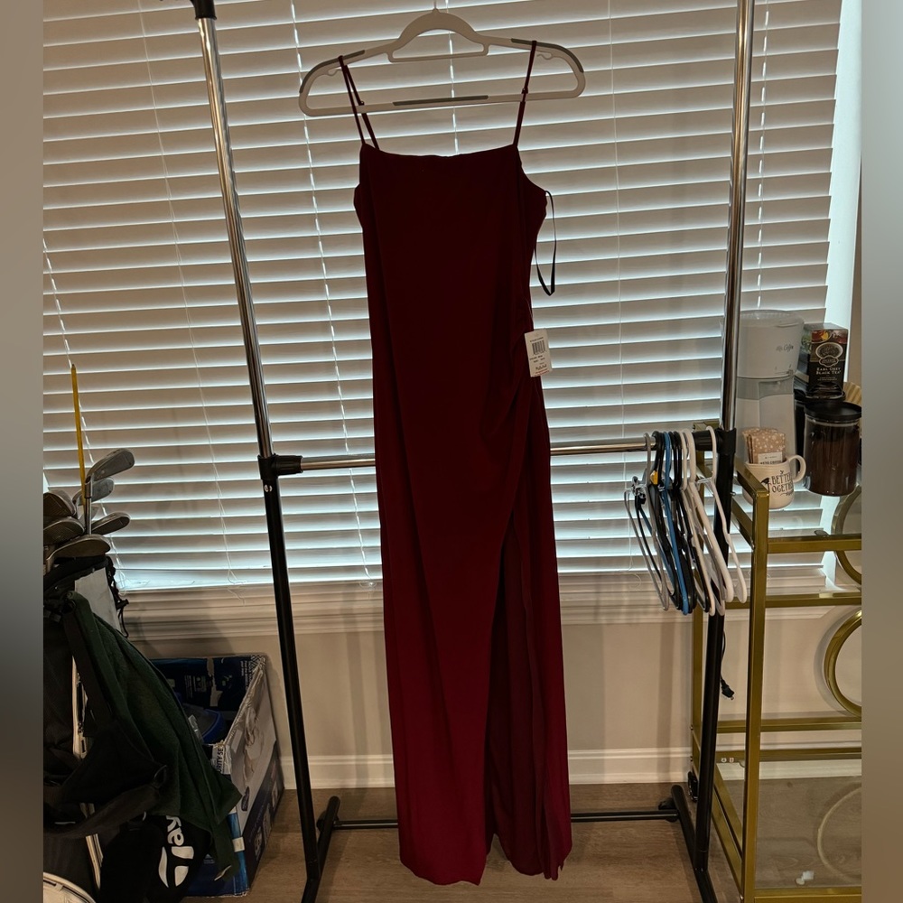 Stunning Red Floor Length Dress
